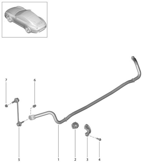 Diagram 501-003 Porsche 9J1.1 Taycan 2020-24 