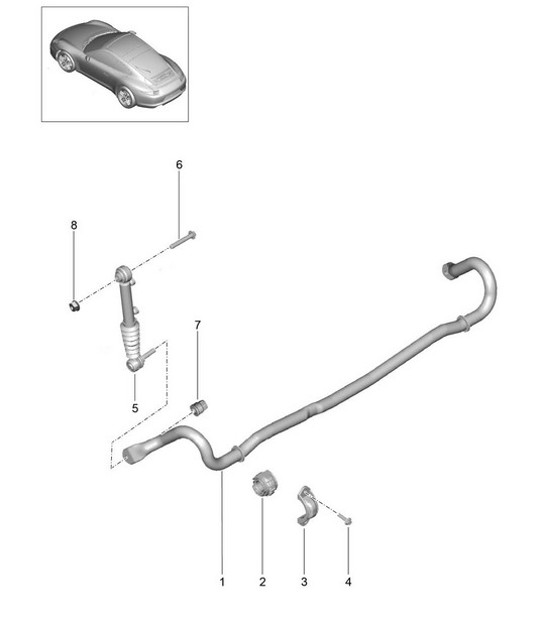 Diagram 501-004 Porsche 918 Spyder 2014-2015 