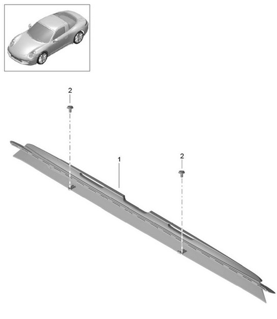 Diagram 811-010 Porsche Panamera 970 MK1 (2009-2013) Body