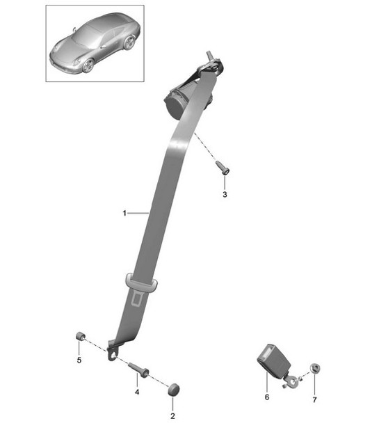 Diagram 812-005 Porsche 9J1.1 Taycan 2020-24 