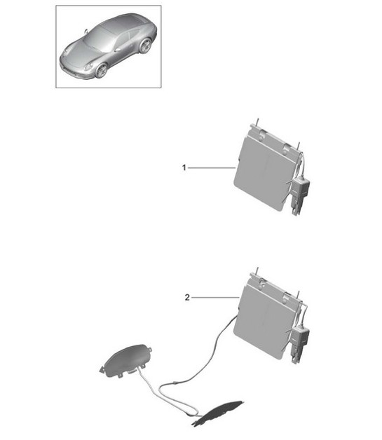 Diagram 817-022 Porsche Boxster 986/987/981 (1997-2016) Body