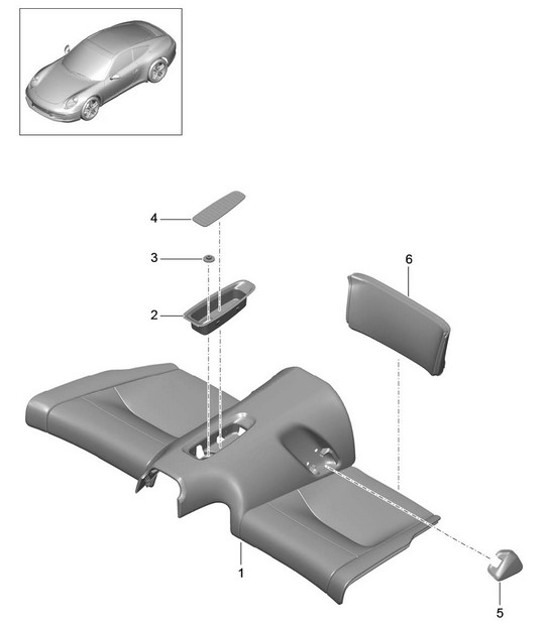 Diagram 817-050 Porsche Macan (95B) MK1 (2014-2018)  车身