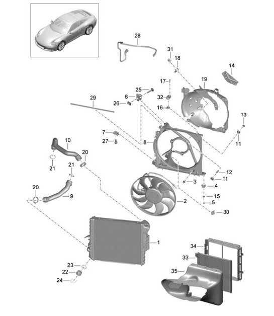 Diagram 105-015 Porsche Cayenne (9YA) (2018>> 