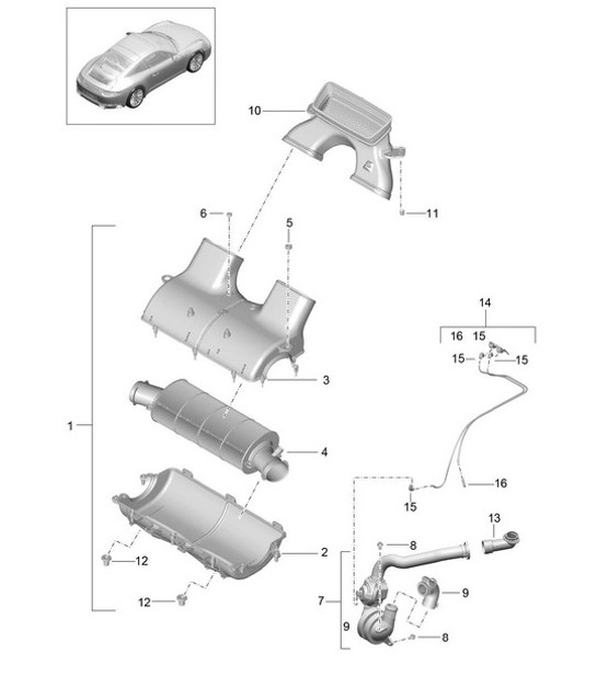 Diagram 106-000 Porsche 9J1.1 Taycan 2020-24 