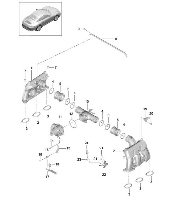 Diagram 107-005 Porsche Macan (95B) MK3 2022>> 