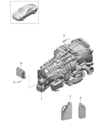 - PDK - Boîte de vitesses / Transmission de remplacement / (Pièce d'échange) - CG110,CG115, CG140 - 991.2 Carrera 2017-19
