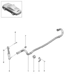 Stabilisator PDCC - PR:031.352 - 991.2 Carrera 2017-19