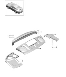 Assetto/vano motore 991.2 Carrera 2017-19