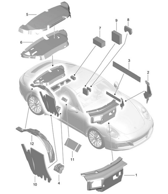 Diagram 807-082 Porsche Macan (95B) MK1 (2014-2018) Body