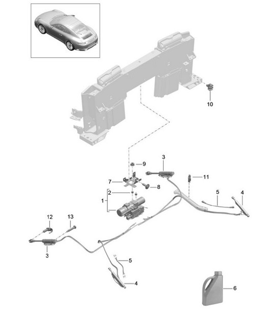 Diagram 811-055 Porsche 993 (911) C4 1994-97 Carrosserie