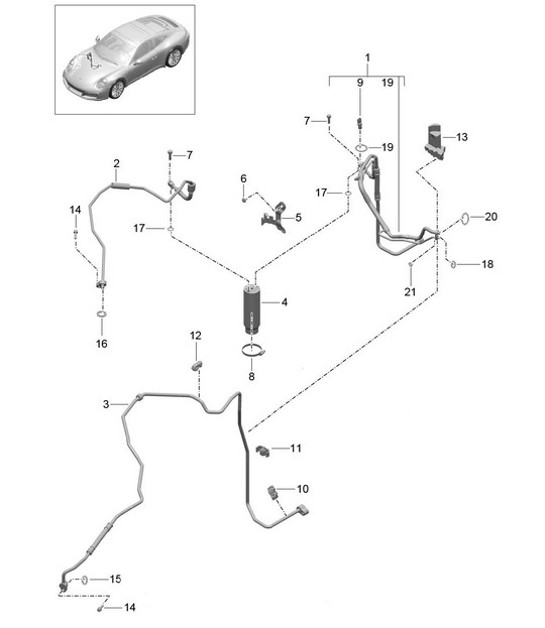 Diagram 813-025 Porsche Macan (95B) MK2 2019-2021 