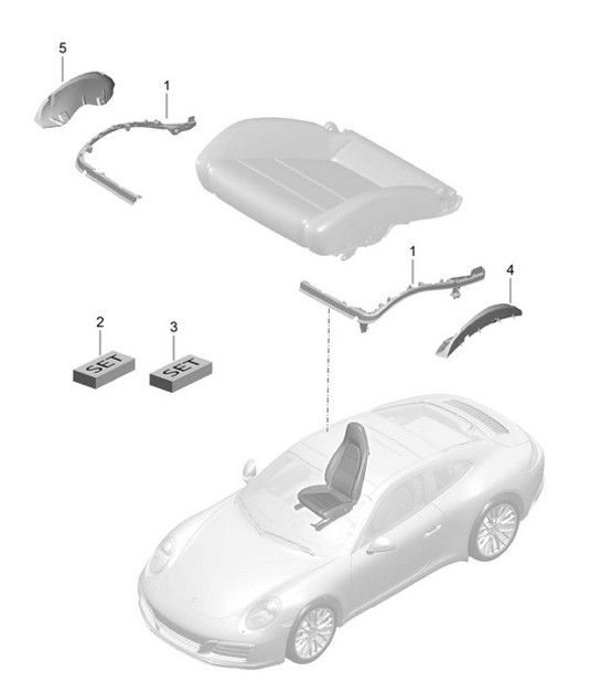 Diagram 817-009 Porsche Cayman 718C (982C) 2017>> Body