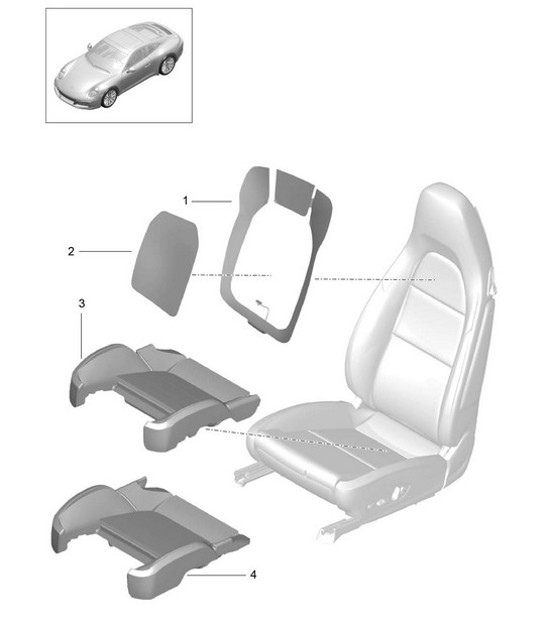 Diagram 817-018 Porsche 968 (1992-1995) Body