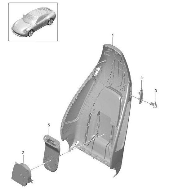Diagram 817-019 Porsche 928GT 5.0L 1989-91 