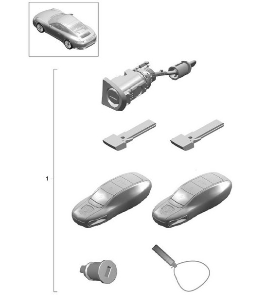 Diagram 898-000 Porsche Cayman 718C (982C) 2017>> Carrosserie