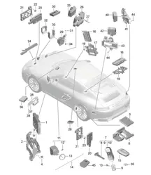 Unités de commande 991.2 Carrera 2017-19