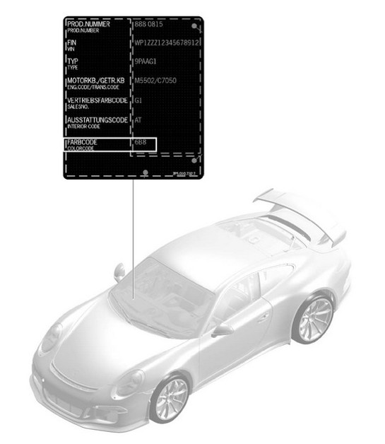 Diagram 004-000 Porsche 993 (911) TURBO S 1994-97 配件及其他 