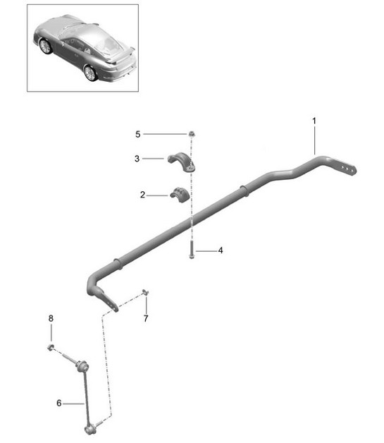 Diagram 402-105 Porsche 95B.2 Macan Petrol 2.0L (245Bhp) 2019-21 