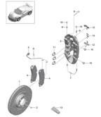 Wheels, Brakes 991 (911) MK2 2016-2019