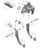 Hand Lever System, Pedal Cluster  991 (911) MK2 2016-2019