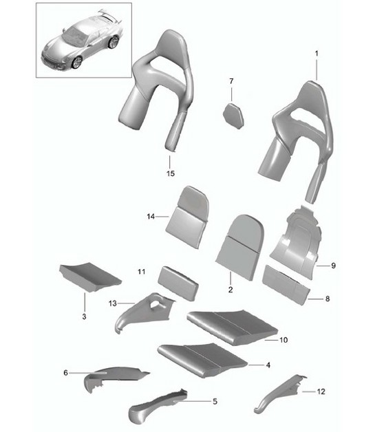 Diagram 817-002 Porsche Panamera 970 MK1 (2009-2013) Body