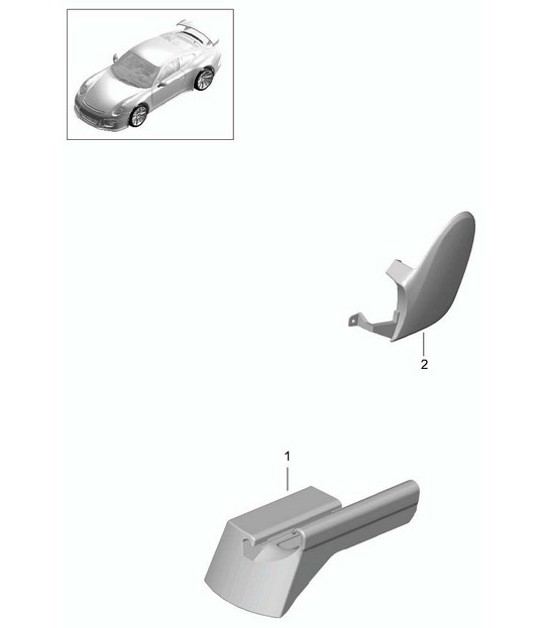 Diagram 817-020 Porsche 992 (911) MK1 2019-2024 Carrosserie