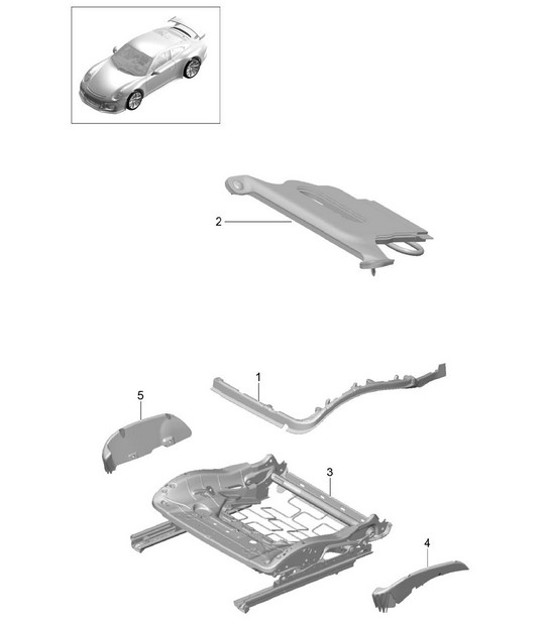Diagram 817-032 Porsche 911 & 912 (1965-1989) Body