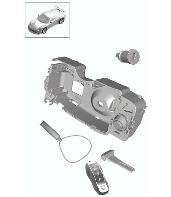 Diagram 898-000 Porsche 9J1.1 Taycan 4S 2020-24 