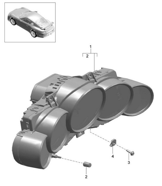 Diagram 906-001 Porsche 9J1.1 Taycan 2020-24 