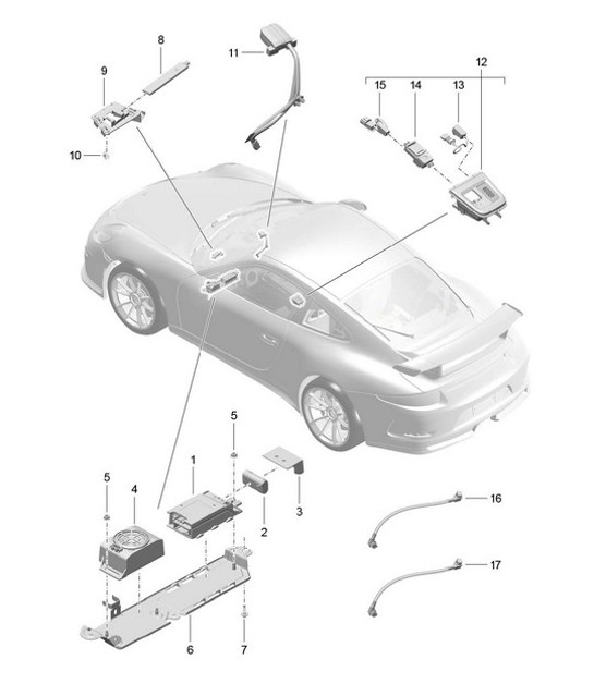 Diagram 911-007 Porsche 95B.3 Macan Petrol 2.0L (265Bhp) 2022>> 