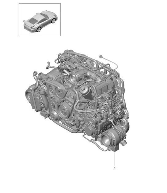 Diagram 101-002 Porsche Macan (95B) MK1 (2014-2018) Engine