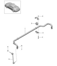 Barra stabilizzatrice - PR:475 - 991 Turbo >>2016