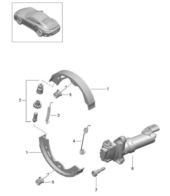 Diagram 603-005 Porsche 976 Panamera 4  V6 2.9L 2023>> 