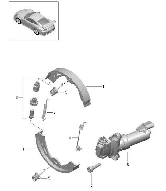 Diagram 603-008 Porsche Panamera 4 V6 3.6L 4WD 