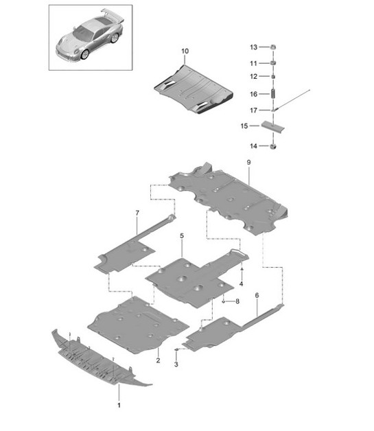 Diagram 801-072 Porsche 991.2 Speedster 4.0L (510Bhp) 2019 