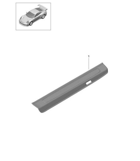 Diagram 807-058 Porsche 997 MK1 Carrera 4S 3.8L 2005-08 Body