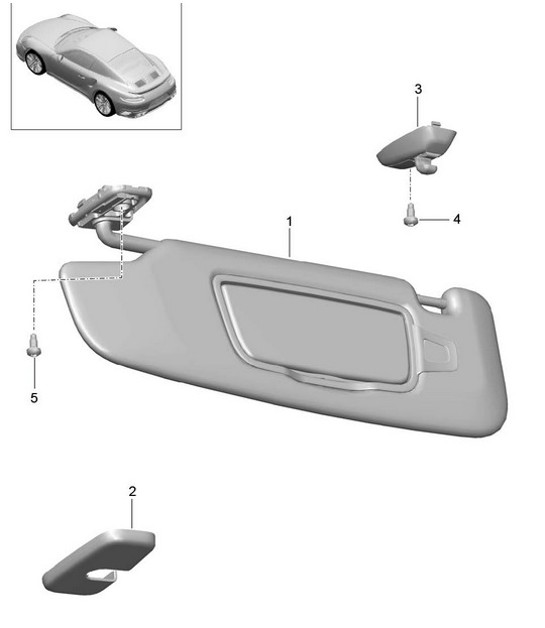 Diagram 807-067 Porsche 997 MK1 GT3 / GT3 RS 2007-09 Body