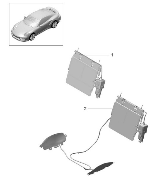 Diagram 817-029 Porsche 991.1 R 4.0L (500 Bhp) 2016 Body