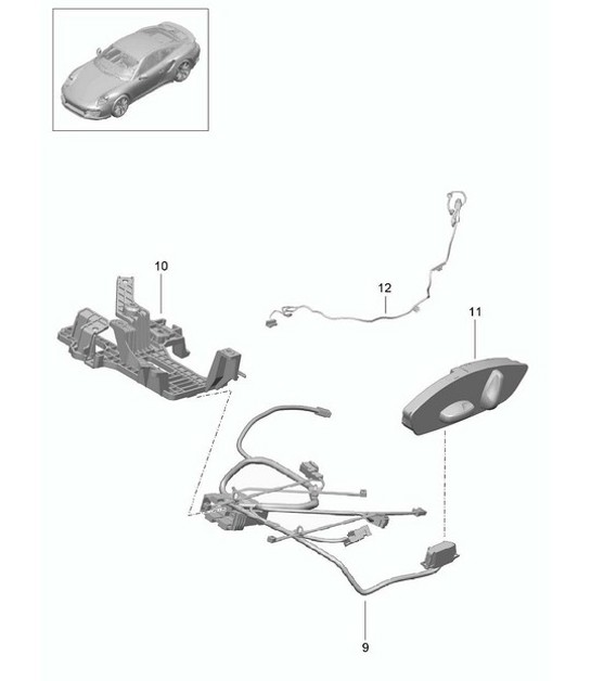 Diagram 817-034 Porsche 991.2 Speedster 4.0L (510Bhp) 2019 