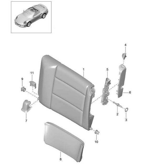 Diagram 817-045 Porsche 9J1.1 Taycan 2020-24 