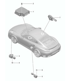 Centralina / Sensore / Airbag 991 Turbo / GT2 RS 2014-20