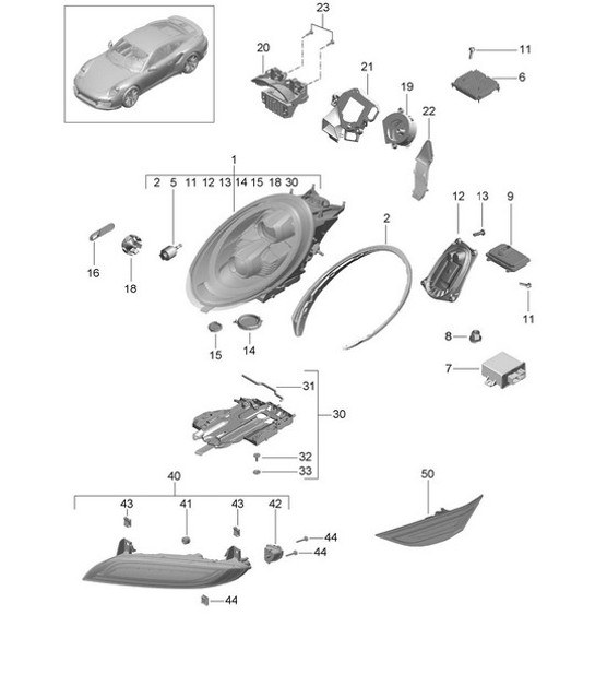 Diagram 905-003 Porsche 992.2 GT3 2025>> 