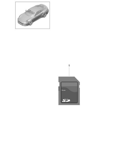 Diagram 911-008 Porsche 970.1 Panamera V6 3.6L 2WD 2009-13 Electrical equipment