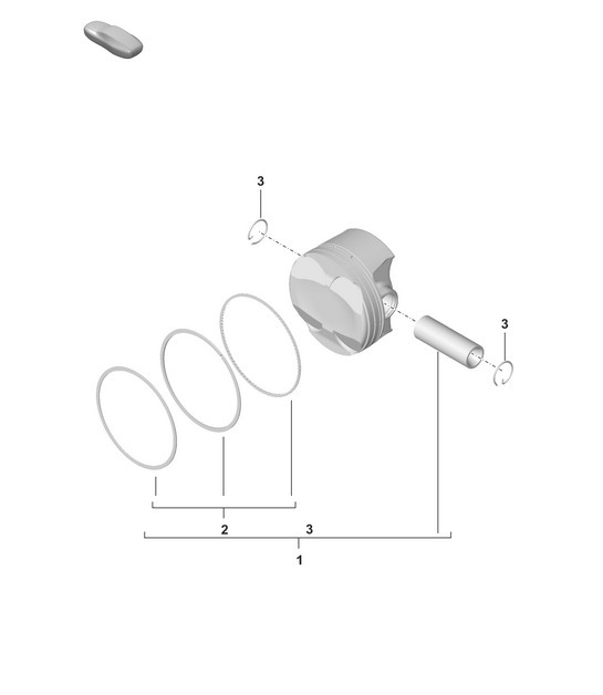 Diagram 102-300 Porsche 992 (911) MK1 2019-2024 Motor
