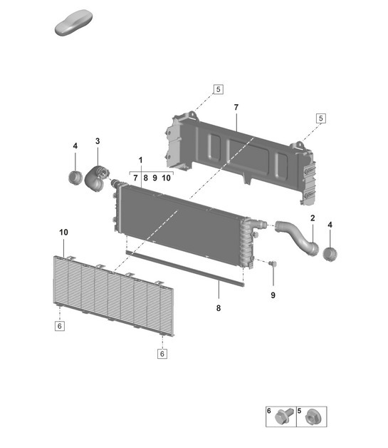 Diagram 105-250 Porsche 9J1.1 Taycan 2020-24 