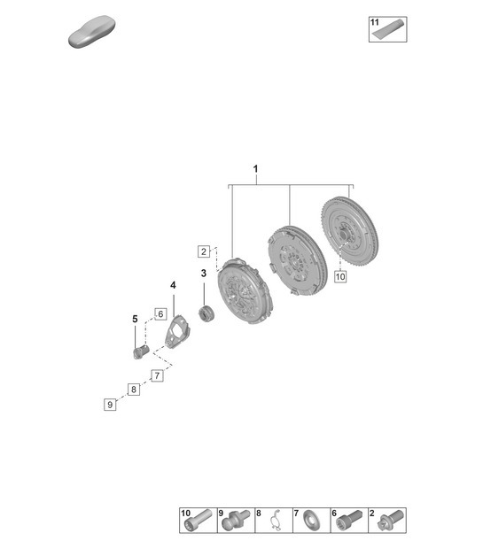 Diagram 301-200 Porsche 944 (1982-1991) 