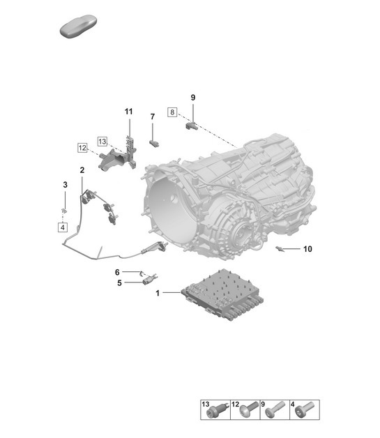 Diagram 302-120 Porsche Cayenne 92A (958) 2010-2017 Transmission