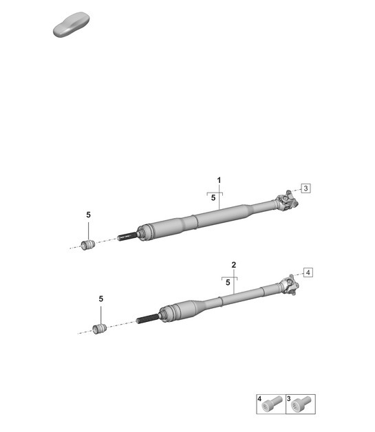 Diagram 304-200 Porsche Cayenne 9PA (955) 2003-2006 Overdragen