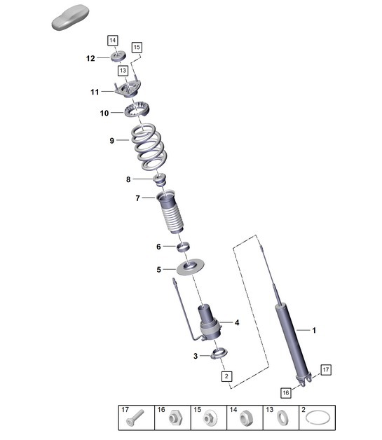Diagram 502-015 Porsche 9J1.1 Taycan 2020-24 