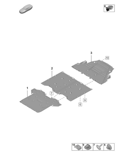 Diagram 801-700 Porsche Macan (95B) MK1 (2014-2018) Body